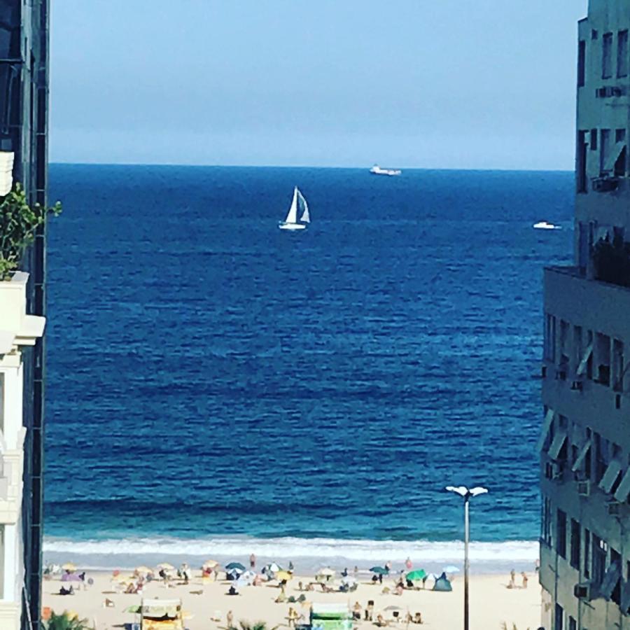 Apartamento Copacabana, Vista Para O Mar E Com Garagem Ріо-де-Жанейро Екстер'єр фото
